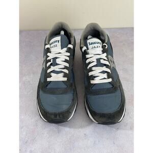 Saucony Men's Jazz Original Sneaker Navy/Silver Size 11.5 No Insoles Read
